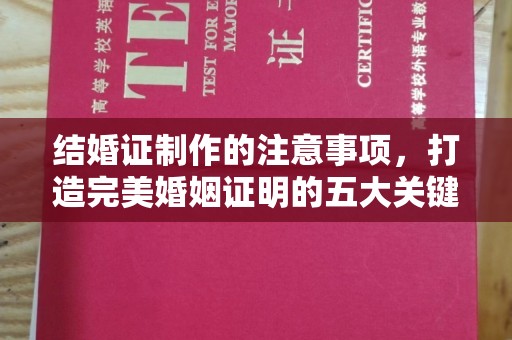 山城结婚证制作的注意事项，打造完美婚姻证明的五大关键点